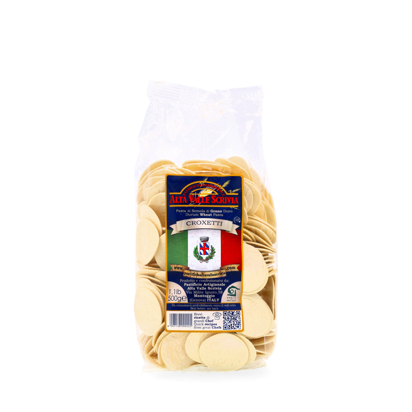 Pâtes croxetti 500g Pastificio Alta Villa