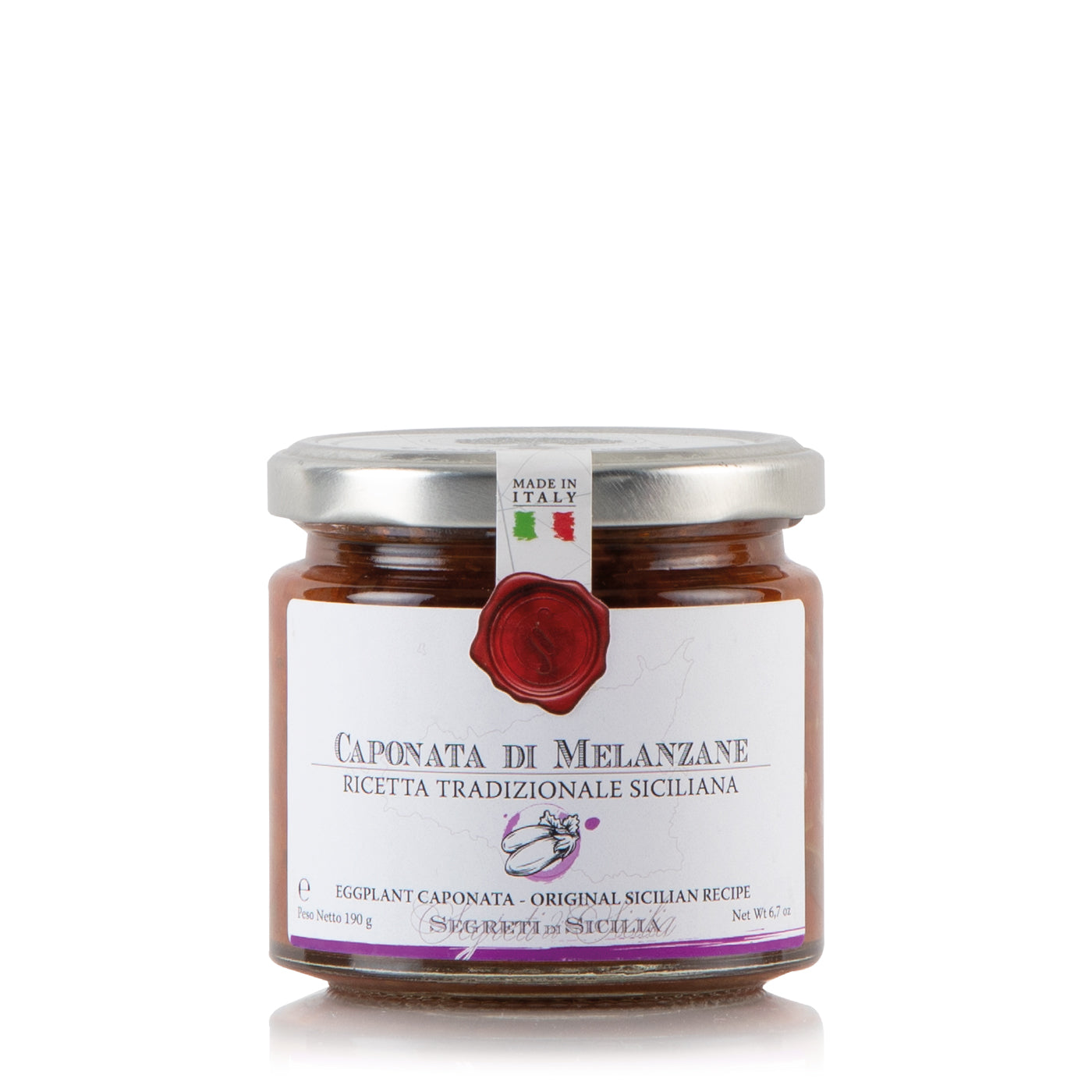 CAPONATA D'AUBERGINES 190G