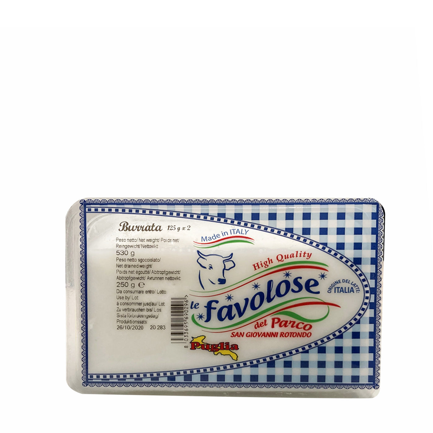 Burrata 250g - 2x125g