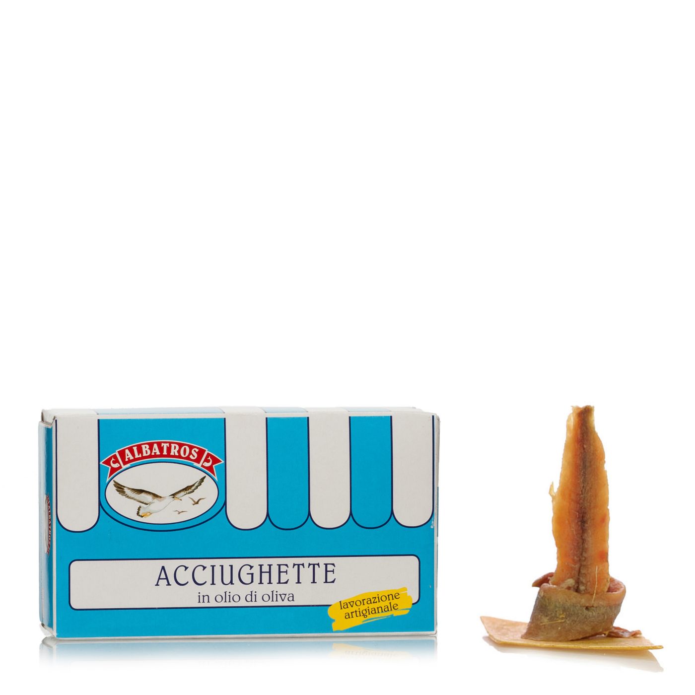 Anchois à l'huile d'olive 120g