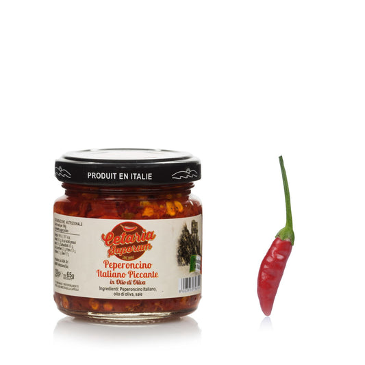 Piments à l'huile d'olive 100g