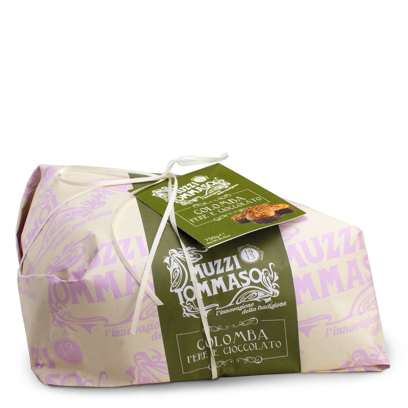 Colombe Poires et Chocolat Muzzi Tommaso 750 g