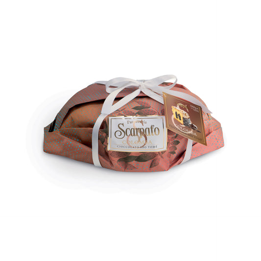 Colomba farcita con cioccolato monorigine São Tomé