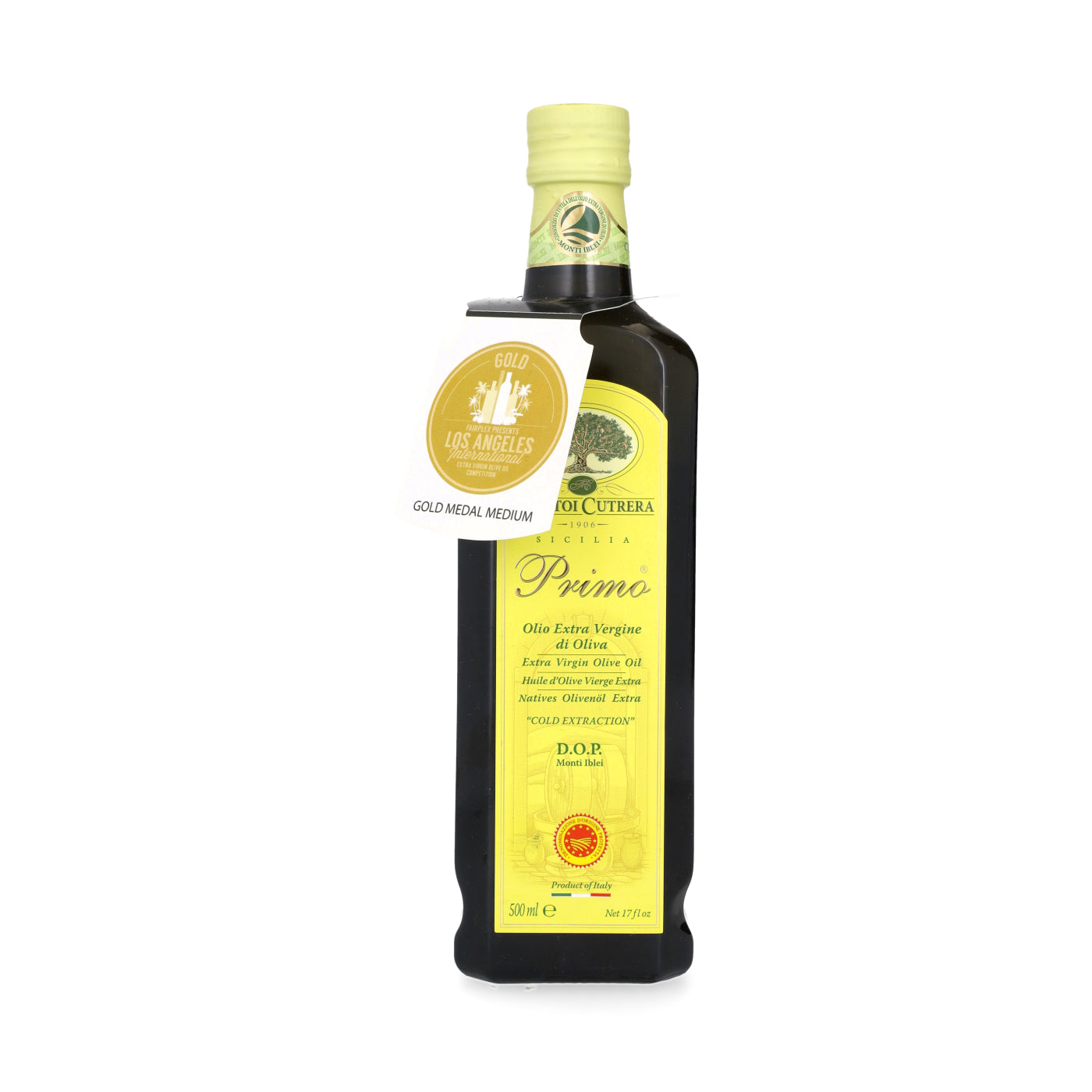 HUILE D'OLIVE EXTRA VIERGE PRIMO DOP MONTI IBLEI 0,5LT