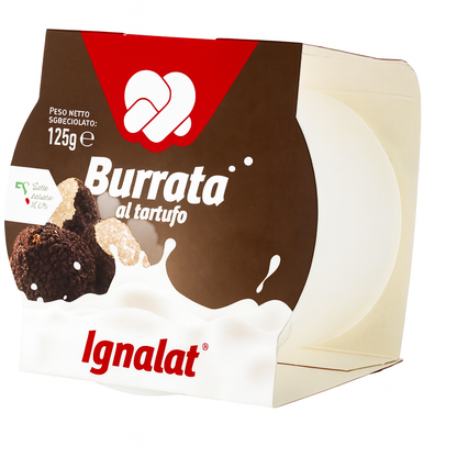 BURRATA À LA TRUFFE NOIRE 125G
