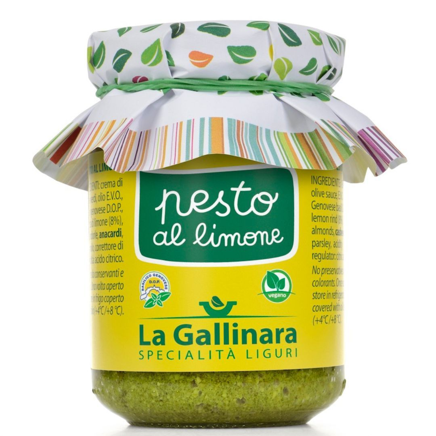 Pesto au citron 130g La Gallinara